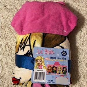 Lil’ Bratz Hooded Towel Wrap 100%cotton
